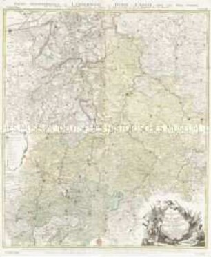 Le Landgraviat de Hesse-Cassel Meridional et Septentr. avec une Partie du Landgraviat de Hesse-Darmstat et de la Vetteravie avec autres dependences