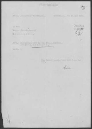 Aldingen (Lkr. Tuttlingen): Inspektionsbericht 1957