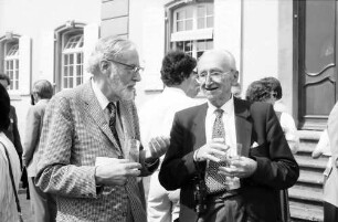 32. Tagung 1982 Physiker; Mainau: Tjalling Ch. Koopmans, Friedrich A. v. Hayek