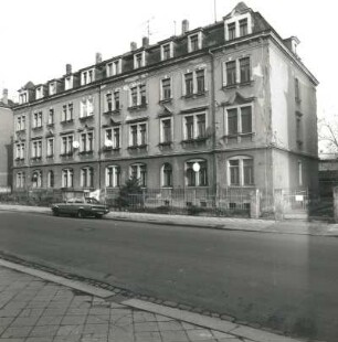 Dresden-Pieschen, Riesaer Straße 46/48. Doppelwohnhaus (um 1900)