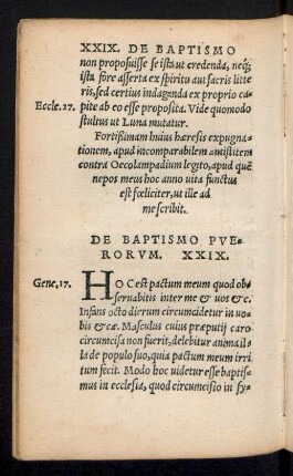 De Baptismo Puerorum. XXIX.