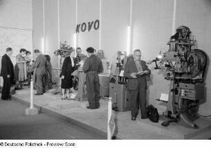 Maschinen der tschechoslowakischen Sektion auf der Leipziger Herbstmesse 1954