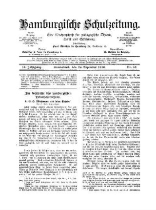 Zur Geschichte des hamburgischen Privatschulwesens : 4. E. H. Wichmann und seine Schule