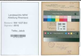 Entnazifizierung Jakob Tielke , geb. 06.07.1907 (Stellmacher)