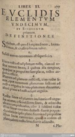 Liber XI.: ELEMENTUM UNDECIMUM.