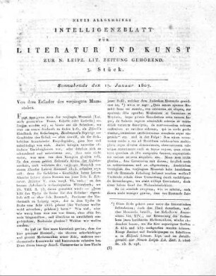 1807-01-17 : 3. Stück