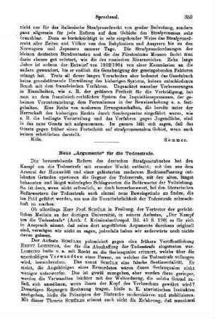 359-361, Neue "Argumente" für die Todesstrafe