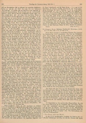 306-309 [Rezension] Heidegger, Martin, Holzwege