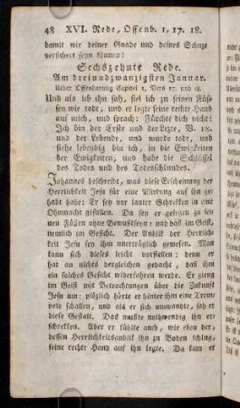 48-60, Sechszehnte Rede. - Neunzehnte Rede.