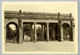 Stadtgarten Südeingang