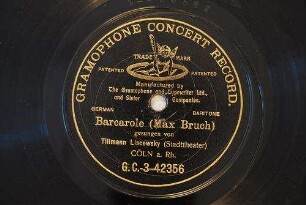 Barcarole / (Max Bruch)