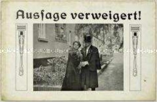 Programmheft zu dem deutschen Spielfilm "Aussage verweigert"