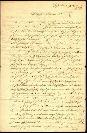 5-10-11-1.0000: Kehren, Joseph, Historien- und Heiligenmaler; diverse Schreiben ff.: Kritischer Bericht in der "Münchener Prämierten" und Aufnahme desselben in Künstlerkreisen