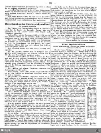 Uhren-Export aus der Schweiz nach Deutschland