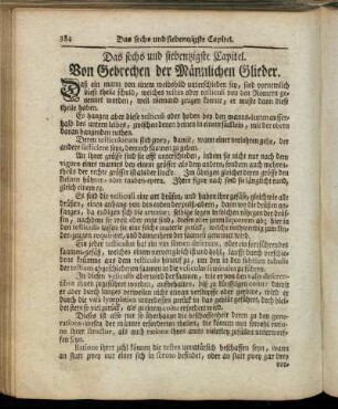 Das sechs und siebentzigste Capitel. - Das achtzigste Capitel.