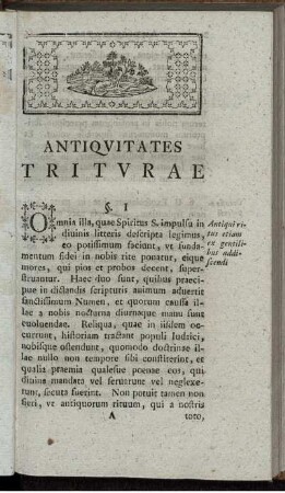 Antiquitates Triturae.