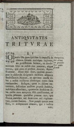 Antiquitates Triturae.