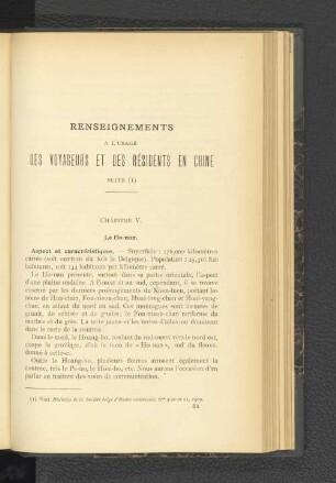 Renseignements a l´usage des voyageurs et des résidents en Chine
