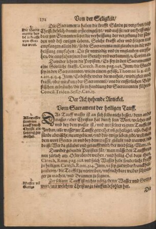 Der Achtzehende Artickel.