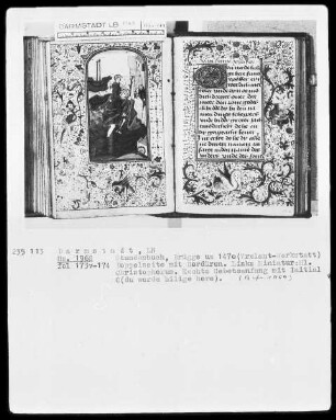 Tagzeiten und Gebete — Der heilige Christopherus, Folio 173verso