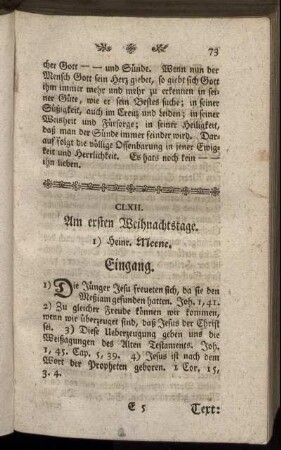 CLXII. Am ersten Weihnachtstage.(1)