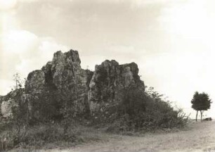 Osterzgebirge. Die "Buttertöpfe" bei Frauenstein (Quarz-Klippen)