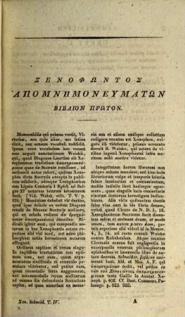 Que exstant, 4. Memorabilia Socratis et eiusd. apologia. - 1829
