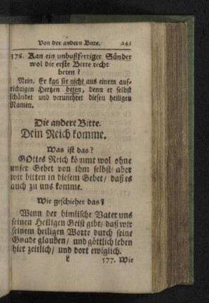 Die andere Bitte. Dein Reich komme.