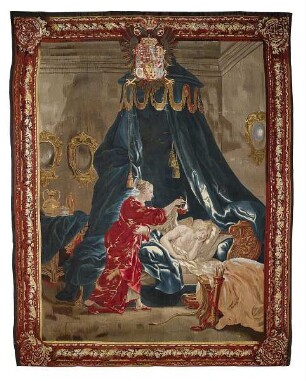 Wandteppich "Amor und Psyche"