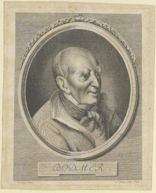 Bildnis des Johann Jacob Bodmer