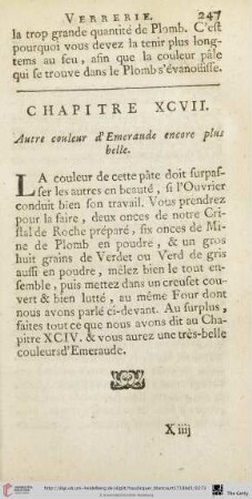 Chapitre XCVII