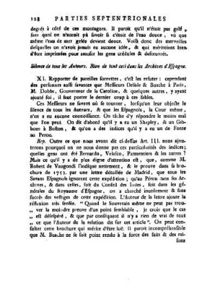 Silence de tous les autheurs, rien de tout ceci dans les archives d'Espagne