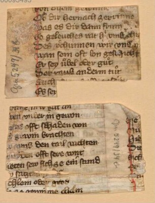 Die Kindheit Jesu, Fragment H - BSB Cgm 5249(34 b