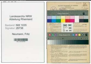 Entnazifizierung Fritz Neumann , geb. 27.12.1907 (Steiger)