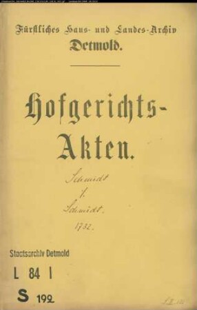 Schmidt, Elisabeth gegen Nevelin Schmidt - Weggenommener Koffer
