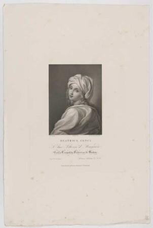 Bildnis der Beatrice Cenci