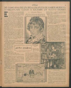 De cómo más de un siglo después de haber muerto, Shakespeare llegó a escribir un nuevo drama