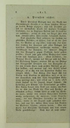2. Preußen rüstet