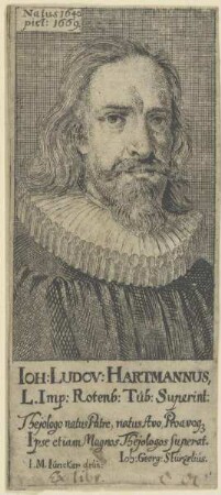 Bildnis des Ioh: Ludov: Hartmannus