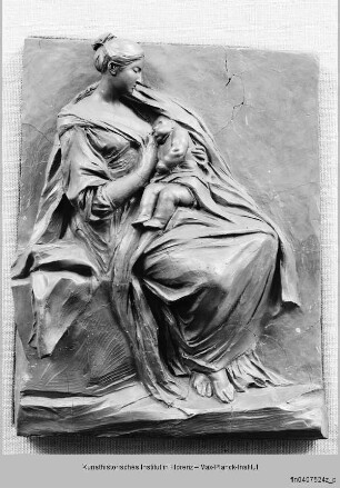 Madonna mit Kind - Maria sedente, che allata il bambino Gesù