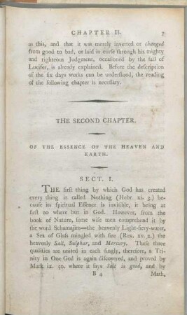 The Second Chapter. Of The Essence Of The Heaven And Earth.