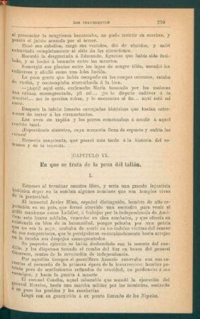Capítulo VI. - En que se trata de la pena del talión.