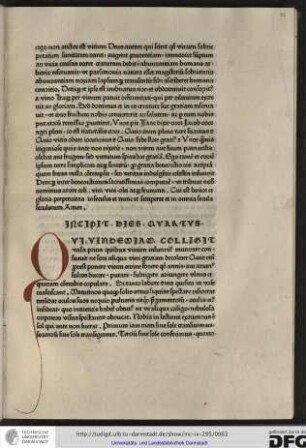 Incipit dies quartus.