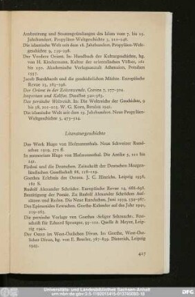 Literaturgeschichte