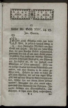 CI. Ueber Ap. Gesch. XXIV, 24.25.