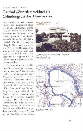 Gasthof "Zur Alsterschlucht": Gründungsort des Alstervereins