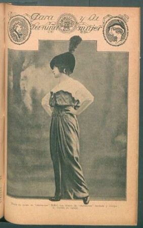 [Modas] - Traje de tarde, de "charmeuse" Eiffel [...] - [Fotografía] : Para la niña y la mujer