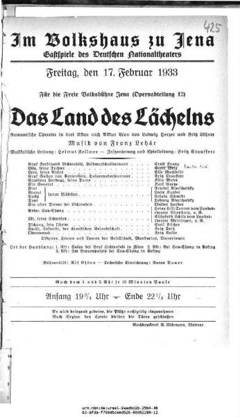 Das Land des Lächelns