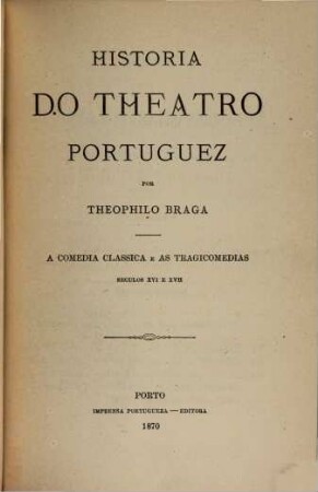 Historia da litteratura portugueza : [Tomos 14 in 7 Voll.]. 12