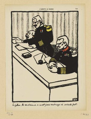 En plus le condamne..., aus: "Crimes et Châtiments", S. 773